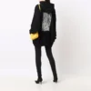 Barcode katoenen Hoodie “Black” 651799TKVE61070