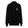 Barcode-trui met ronde hals “Black” 652981TKVE61070