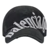 Baseballpet met diagonaal logo “Black White” 680738410B21077