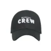 Baseballpet met geborduurd Crew-logo “Black” 617139310B21000