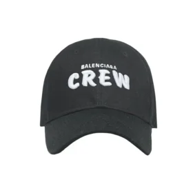Baseballpet met geborduurd Crew-logo “Black” 617139310B21000