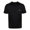 Basic T-shirt met klein logo, ronde hals en korte mouwen, unisex, zwart 556151TYK281000