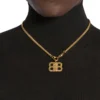 Bb 2.0 Ketting met textuur “Gold” 782981TZ99G0705