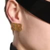 Bb 2.0 Textured Xs Oorbellen “Gold” 782982TZ99G0705