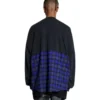 BB Authentic T-shirt met patch en lange mouwen “Black Blue” 698227TMM085212