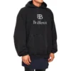 BB Be Different Popover-hoodie “Black White” 720406TNVB41070