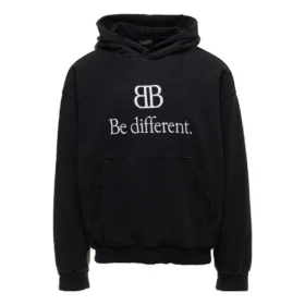 BB Be Different Popover-hoodie “Black White” 720426TNVV11070