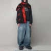 BB Be Different Popover-hoodie “Black White” 720426TNVV11070