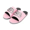 BB Cosy-muiltjes “Pink Black” 629537WA9D35681
