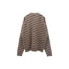 BB gebreide trui met ronde hals en all-overprint “Beige” 733859T32539378
