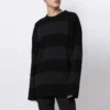 BB gestreepte trui “Black” 657404T31984058