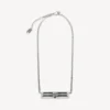 BB Icon ketting in antiek zilver