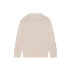BB Laurel Crown Logo gebreide trui met ronde hals “Beige” 664369T32119028