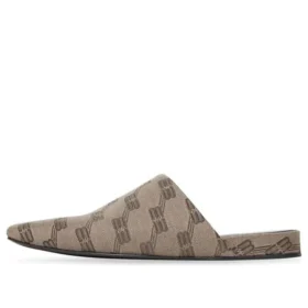 BB Monogram Cosy Muiltjes “Beige Brown” 653879W2I103020