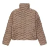 BB Monogram pufferjack “Beige Brown” 681885TML339378