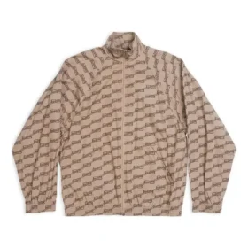 BB Monogram trainingsjas Regular Fit “Beige-bruin” 704495TML369378