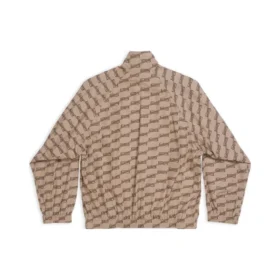 BB Monogram trainingsjas Regular Fit “Beige-bruin” 704495TML369378