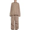 BB Monogram trainingsjas Regular Fit “Beige-bruin” 704495TML369378