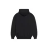Bb Pixel fleece hoodie met trekkoord en lange mouwen, zwart 578135TKVI81070