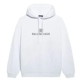 BB Pixel hoodie met medium pasvorm “White” 600583TKVI89040