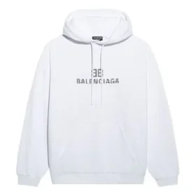 BB Pixel Medium Fit Hoodie “Wit” 578135TKVI89040