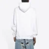 BB Pixel Medium Fit Hoodie “Wit” 578135TKVI89040