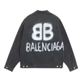 BB Sprayed Denim Jassen Large Fit “Dark Grey White” 678354TIWA21440