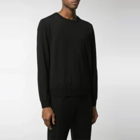 BB-sweatshirt met interlock-print op de rug “Black Green” 583117T14396076