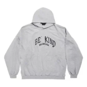 Be Kind ronde Hoodie, oversized “Grijs” 761458TPVD61167