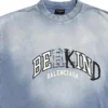 BE KIND T-shirt met ronde hals “Blue” 764235TPVD54313