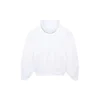 Bedrukte sporthoodie, unisex, wit 641679TJVI69040