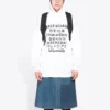 Bedrukte sporthoodie, unisex, wit 641679TJVI69040