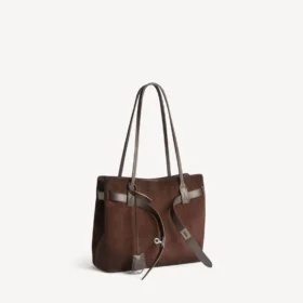 Bel Air-tas voor dames, medium, in licht espresso
