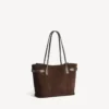 Bel Air-tas voor dames, medium, in licht espresso