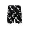 Bermudashort met Scribble-logo “Black” 672410TML131070