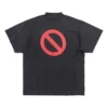 Bfrnd-serie Inside-out oversized T-shirt “Black Faded” 787358TQVG81083