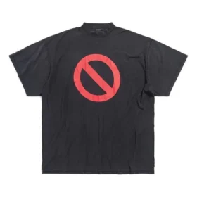 Bfrnd-serie Inside-out oversized T-shirt “Black Faded” 787358TQVG81083