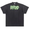 Bfrnd-serie Inside-out oversized T-shirt “Black Faded” 787358TQVG81083