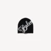 Big B-beanie voor heren in zwart/wit