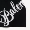 Big B-beanie voor heren in zwart/wit