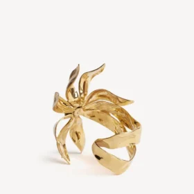 Bloom-armband voor dames in glanzend goud