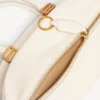 Bolero-bowlingtas mini voor dames in crème