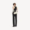 Bolero-bowlingtas mini voor dames in crème