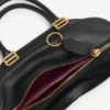 Bolero-bowlingtas mini voor dames in zwart