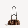 Bolero-bowlingtas voor dames, mini, in beige/mokka