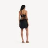 Bolero-bowlingtas voor dames, mini, in beige/mokka