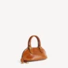 Bolero-bowlingtas voor dames, mini, in tan cowboy