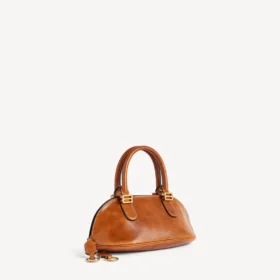 Bolero-bowlingtas voor dames, mini, in tan cowboy