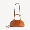 Bolero-bowlingtas voor dames, mini, in tan cowboy