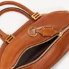 Bolero-bowlingtas voor dames, mini, in tan cowboy